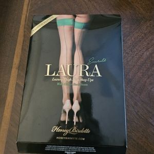 Honey Birdette Laura Green Stockings/Tights